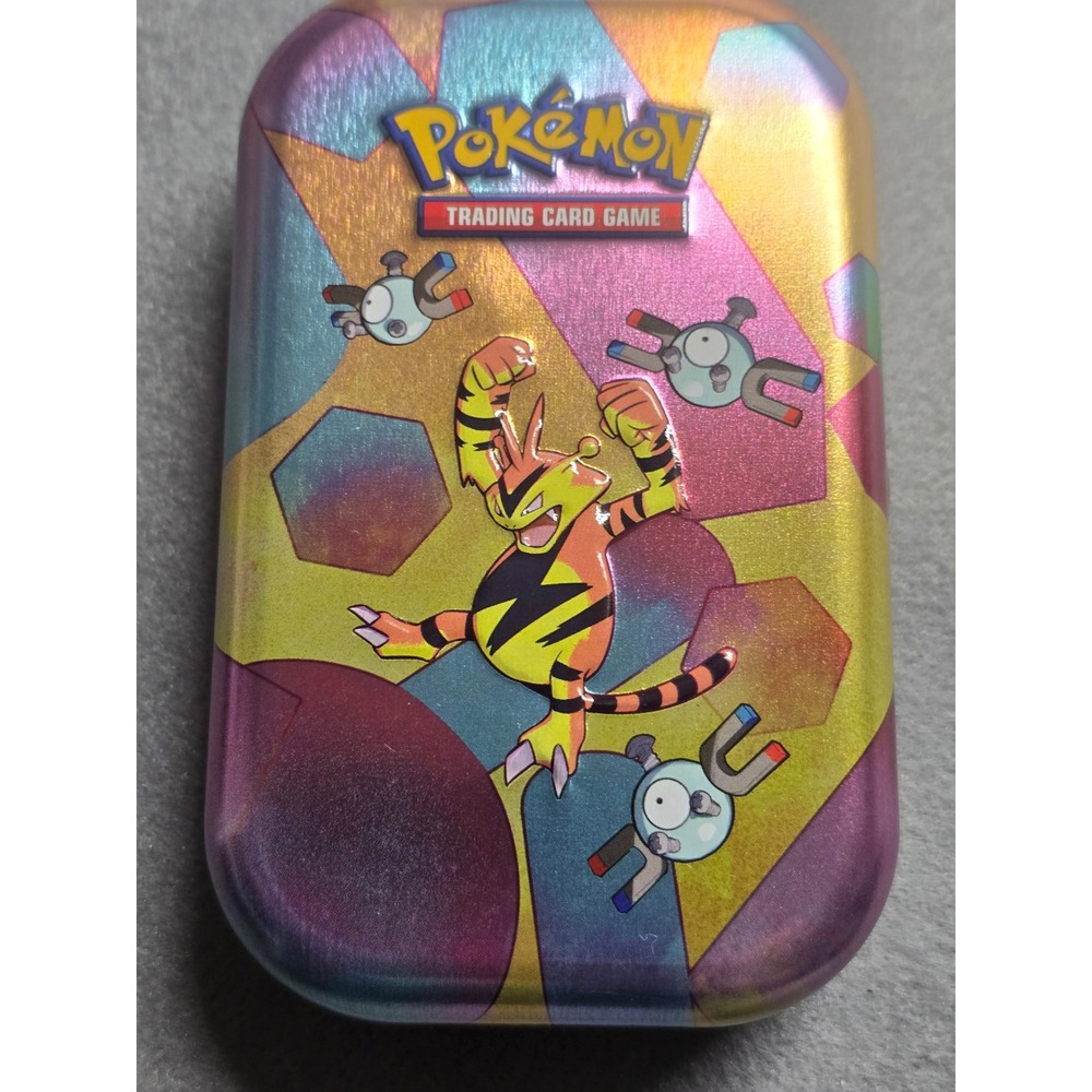 EMPTY Pokemon Scarlet & Violet 151 Electabuzz Mini Tin Collectible Storage 2023
